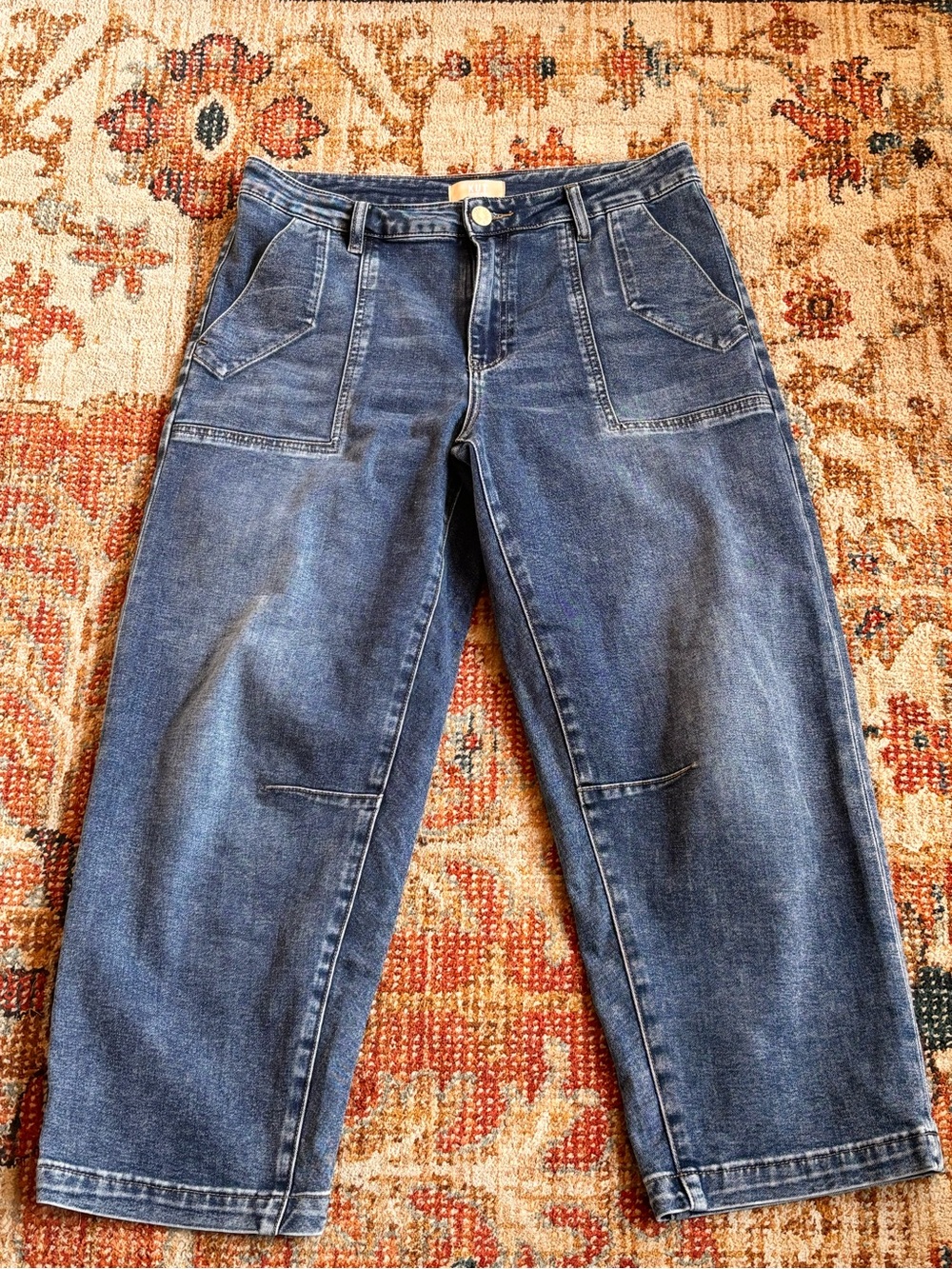 KUT from the Kloth Ashton High Rise Barrel Leg Jeans - Size 10